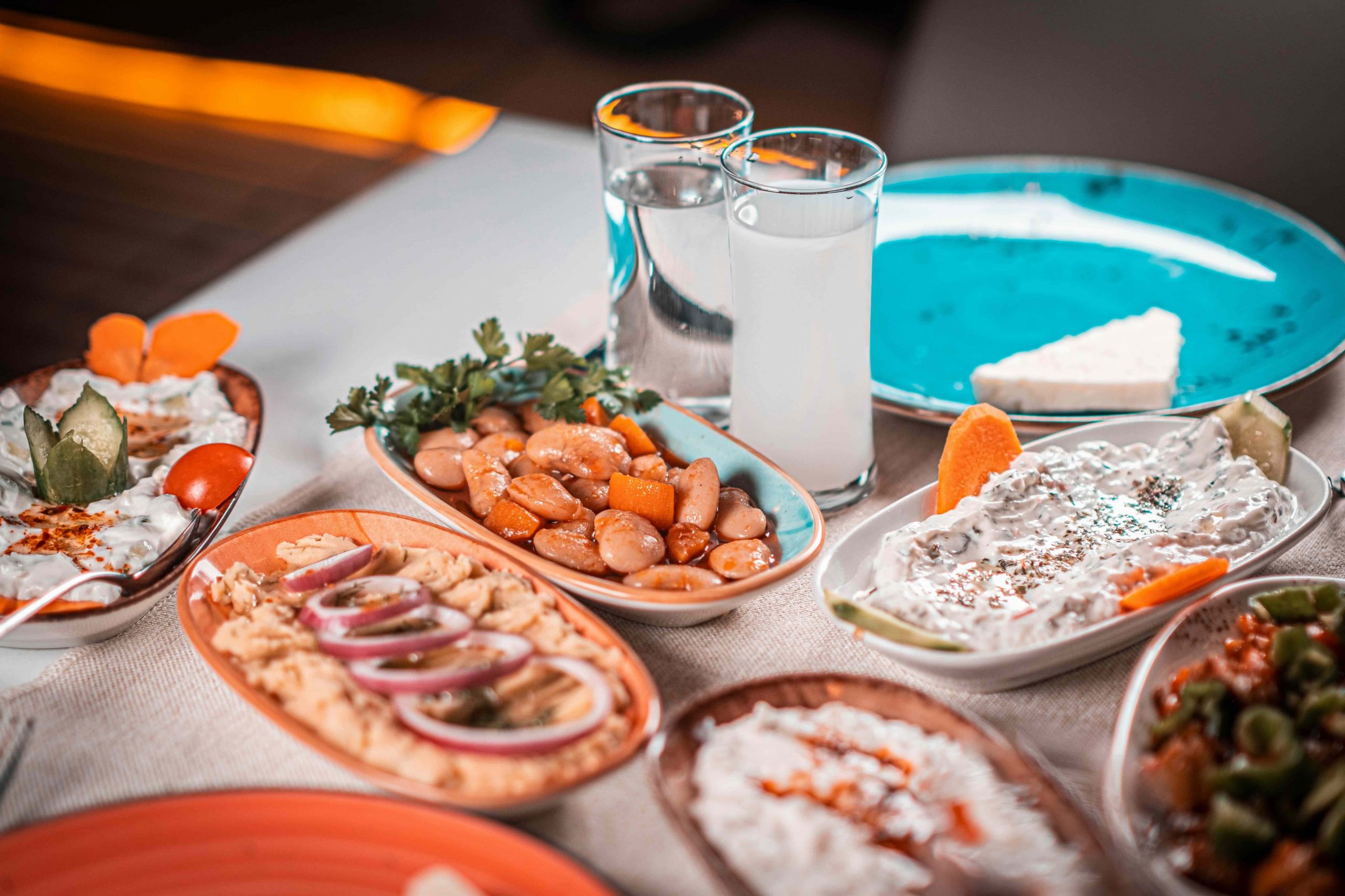 The indispensable elements of Turkey's traditional raki table: Meze. The taste of Turkish Rakı is also different. They are a milestone in Turkish culture.