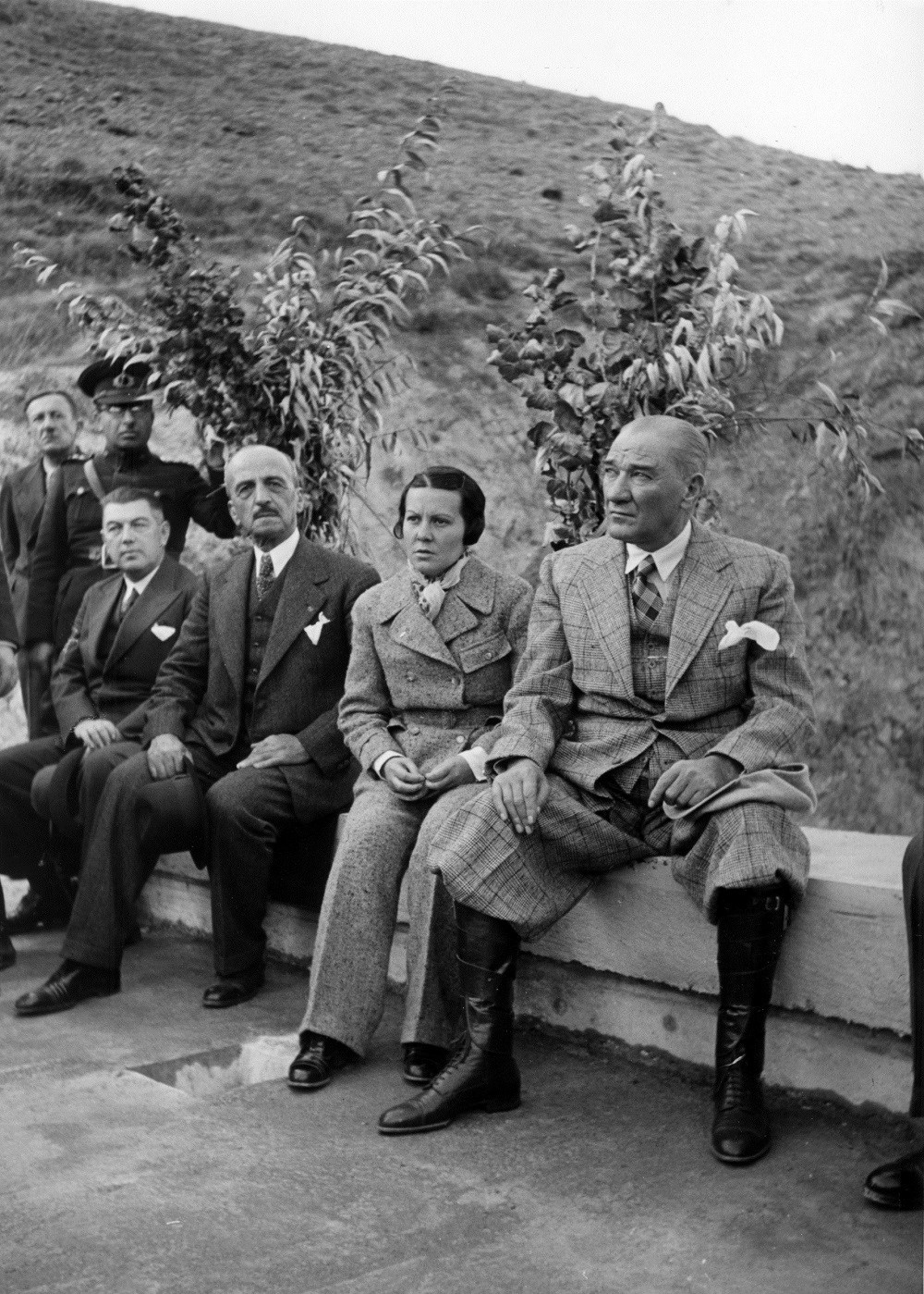 Sabiha Gökçen and Atatürk.