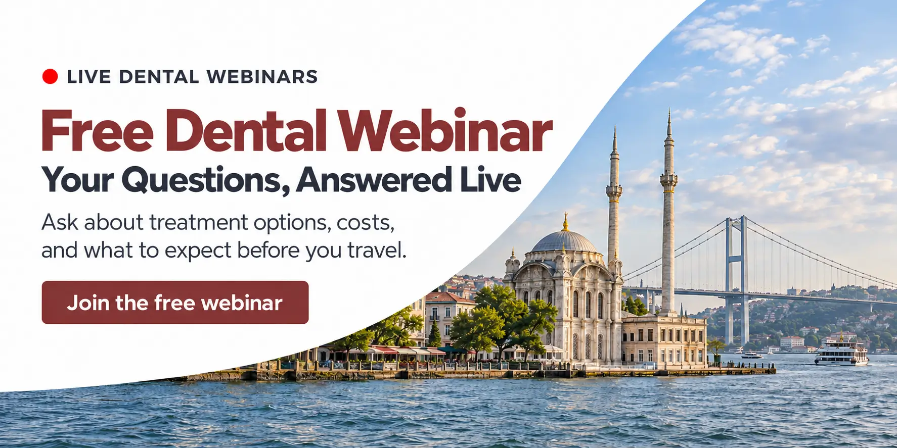 Free dental webinar for Türkiye